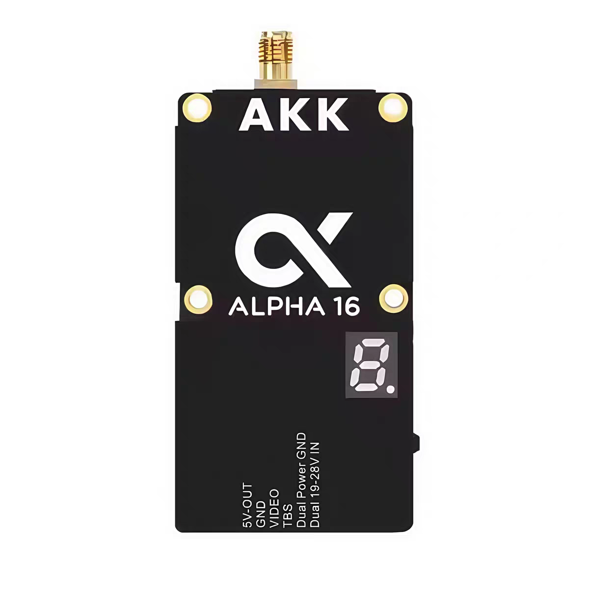 AKK Alpha16 wireless image transmission 5.8G 16W video transmitter 96CH FPV VTX