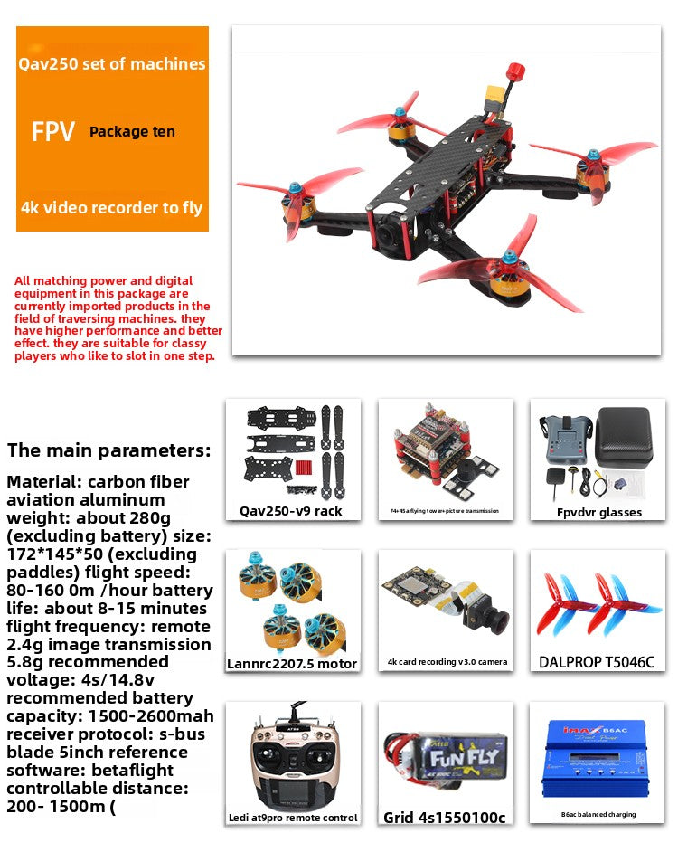 FPV Racing Drone Starter Kit for Beginners (You have the option to assemble it yourself or not.)