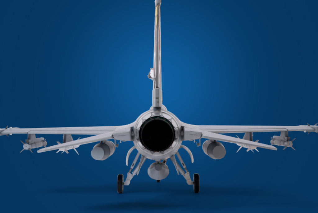 F-16 remote-controlled fixed-wing model aircraft