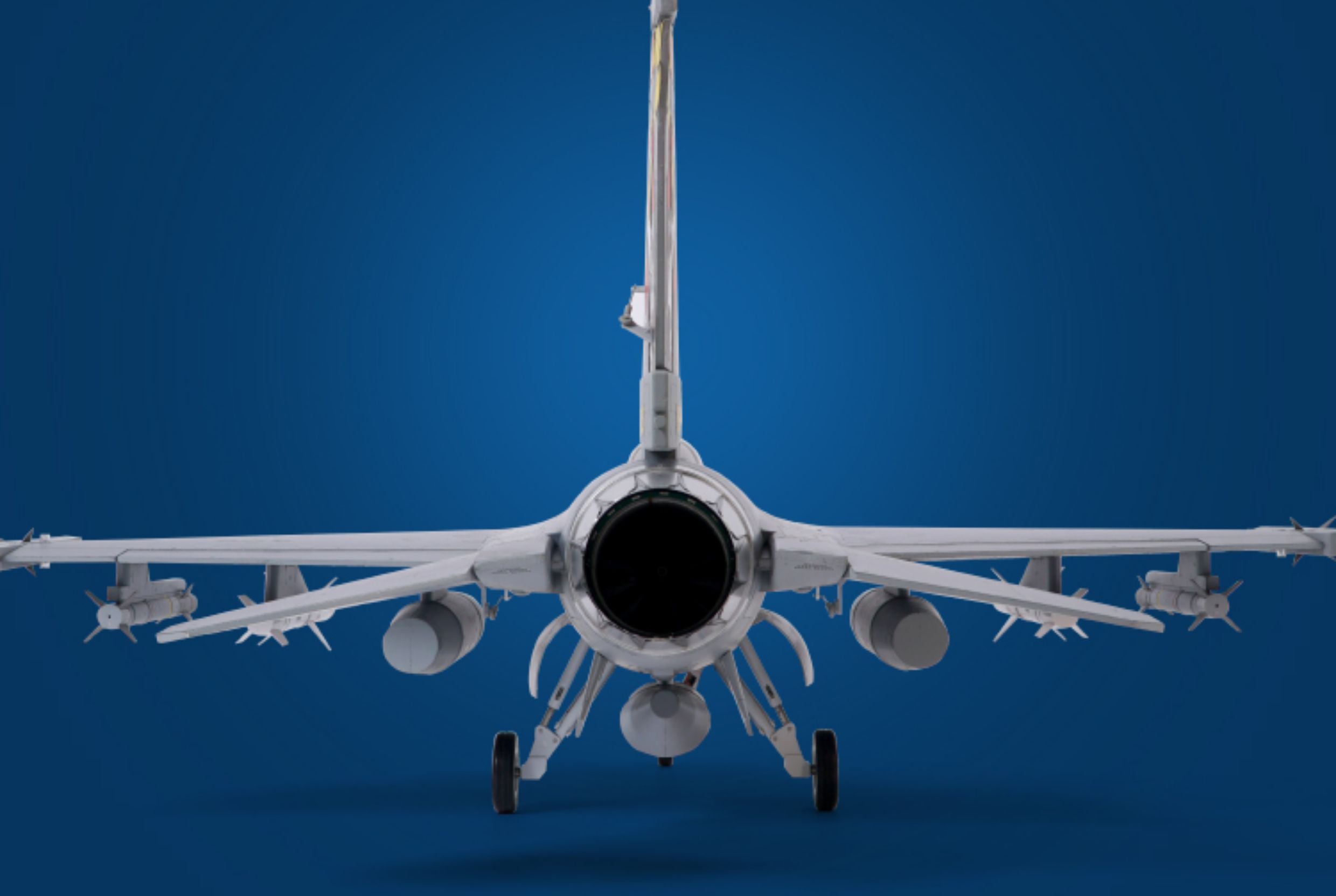 F-16 remote-controlled fixed-wing model aircraft