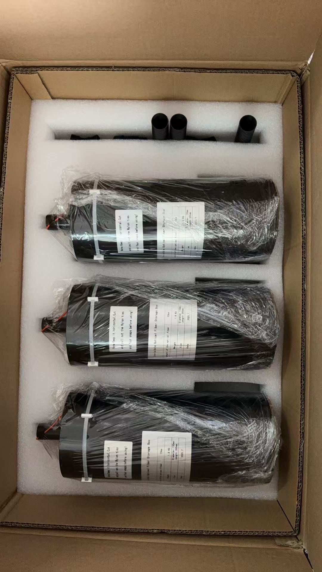Fiber optic FPV fiber cartridge, geological exploration, no man's land use