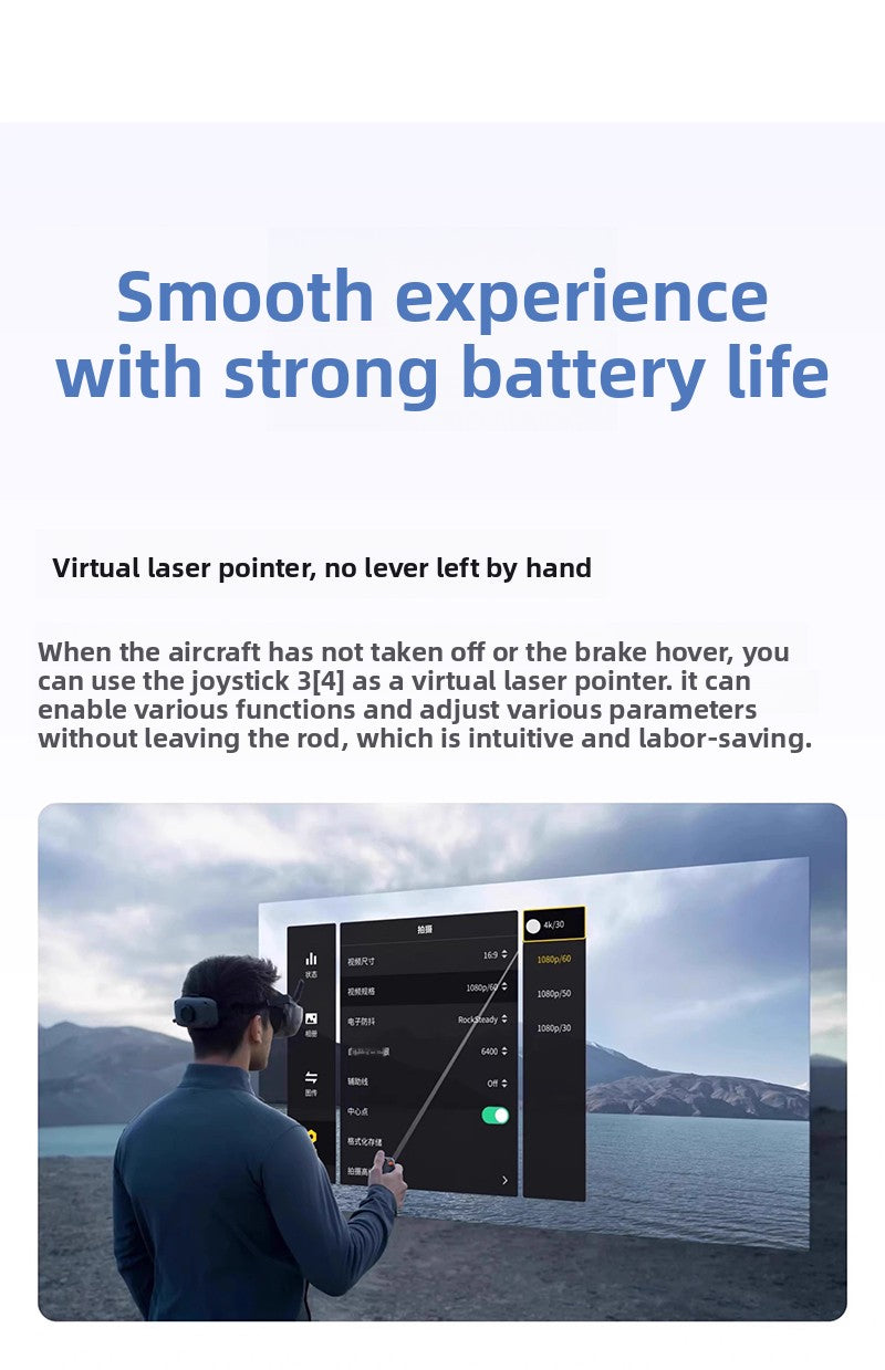 Flying Glasses N3 O4 Transmission FPV Drone Video Glasses HD Digital Transmission Sky Unit