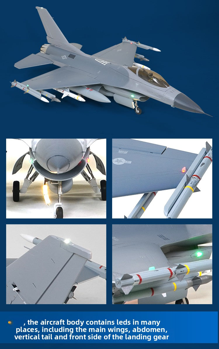 F-16 remote-controlled fixed-wing model aircraft