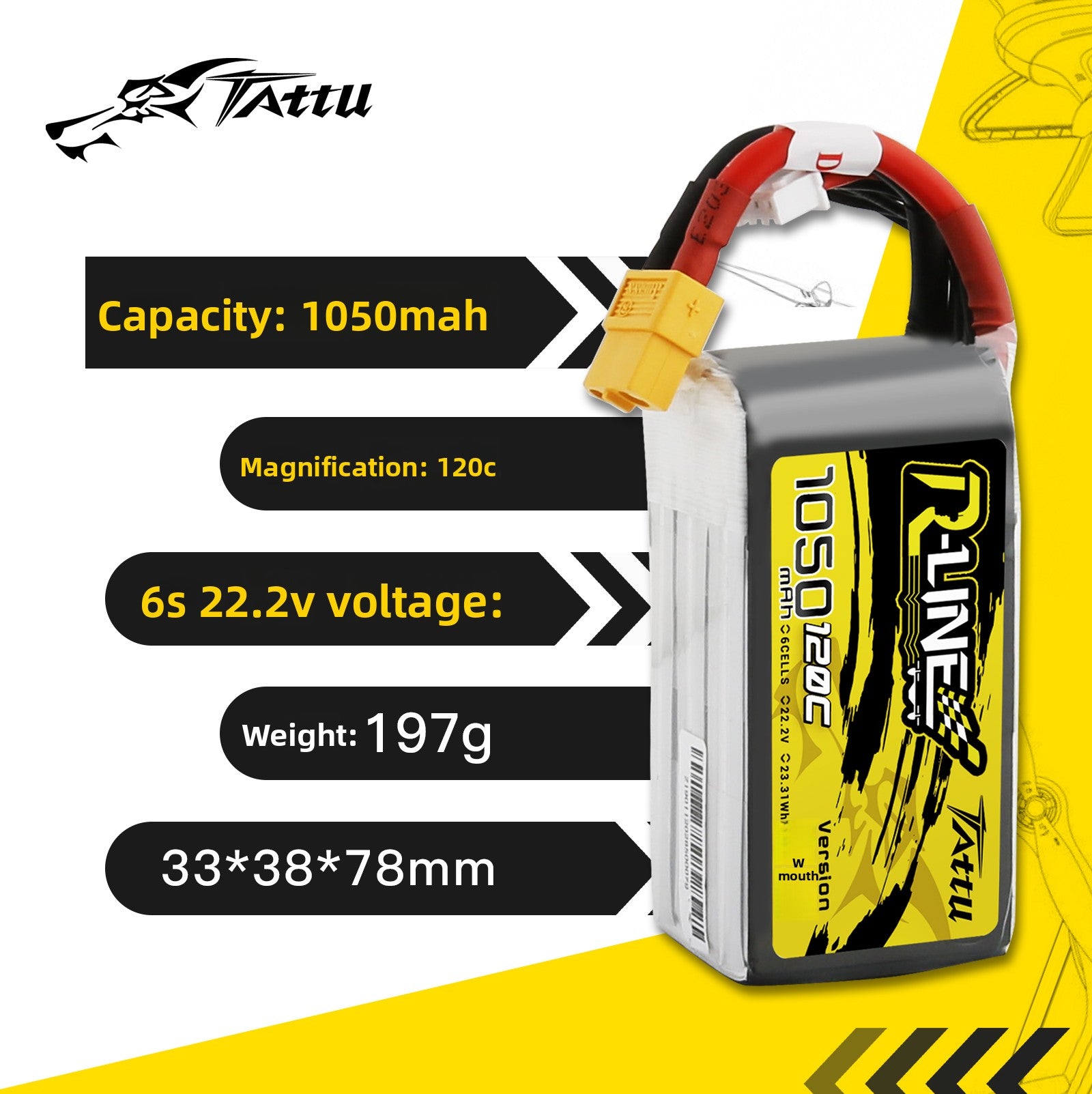 FPV Racing Drone Battery