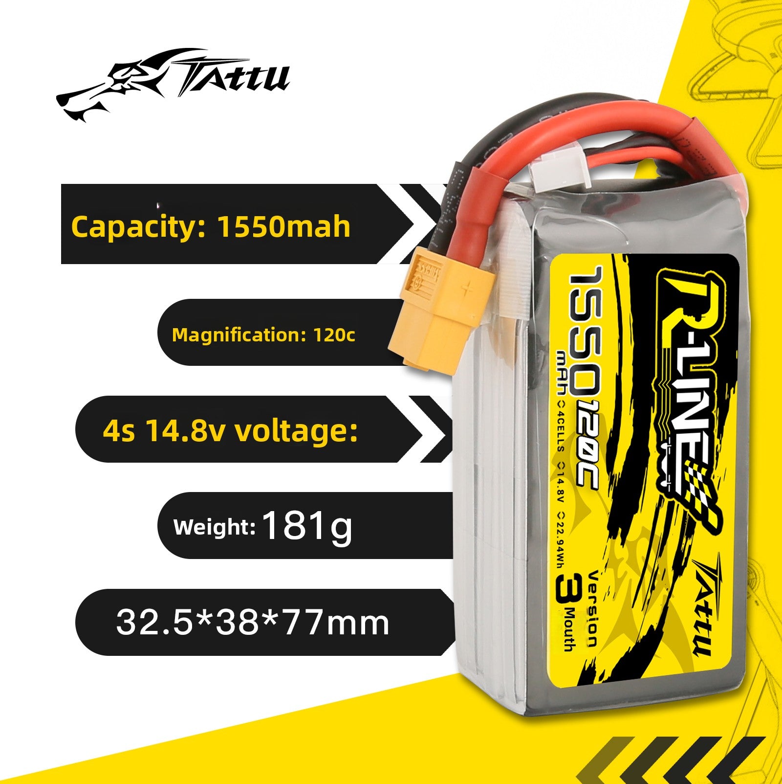 FPV Racing Drone Battery