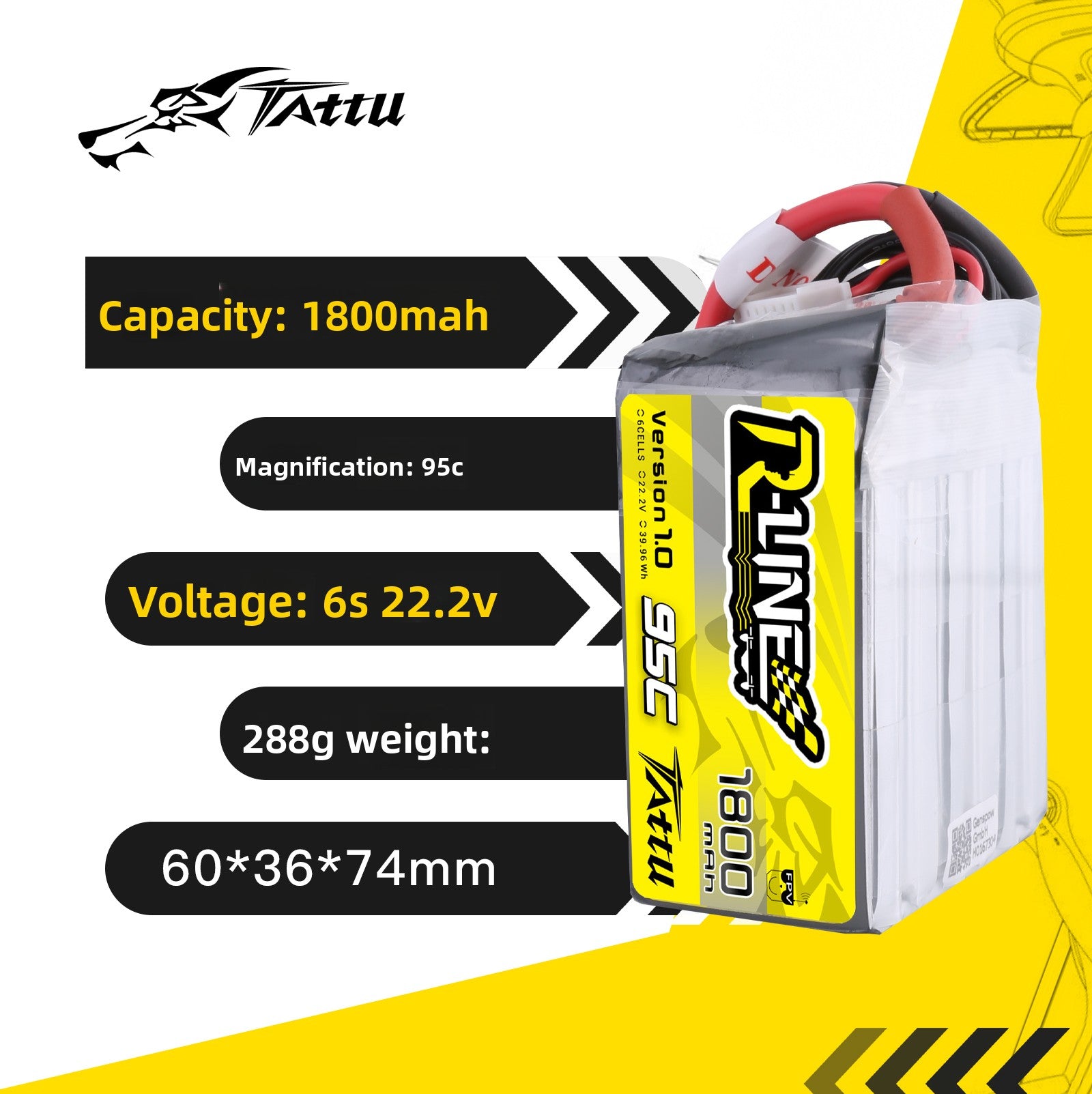 FPV Racing Drone Battery