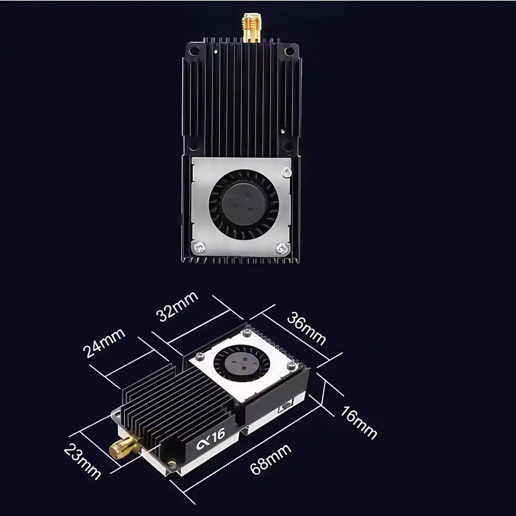 AKK Alpha16 wireless image transmission 5.8G 16W video transmitter 96CH FPV VTX