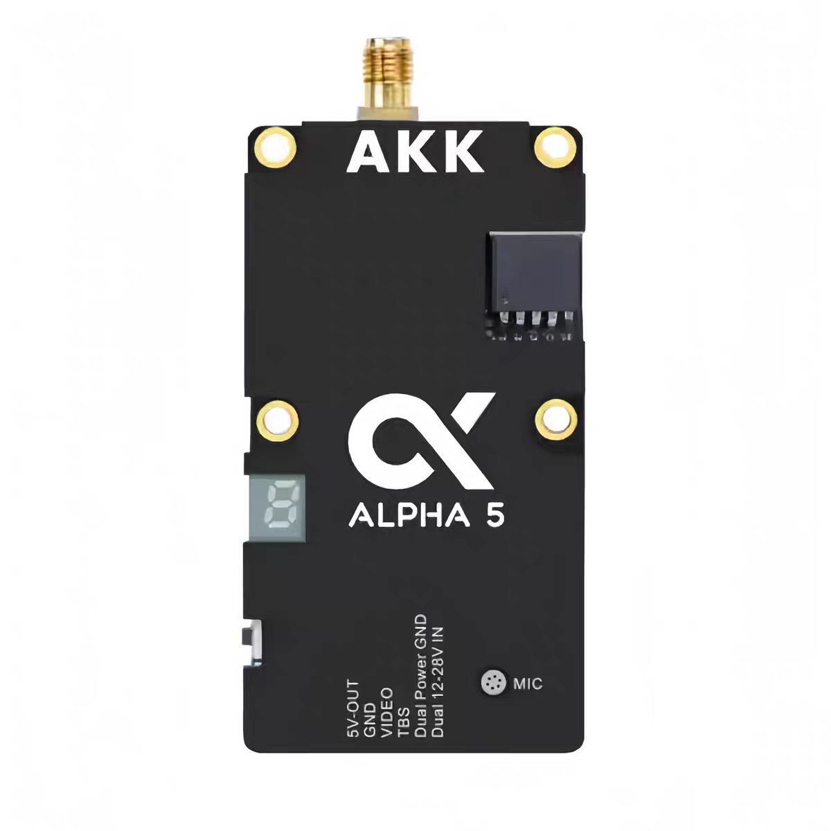 AKK Alpha5 Wireless Image Transmission 5.8G 5W Crossing Machine Video Transmitter 80CH FPV VTX