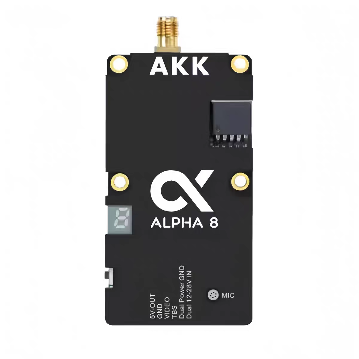 AKK Alpha8 Wireless Image Transmission 5.8G 8W Crossing Machine Video Transmitter 80CH FPV VTX