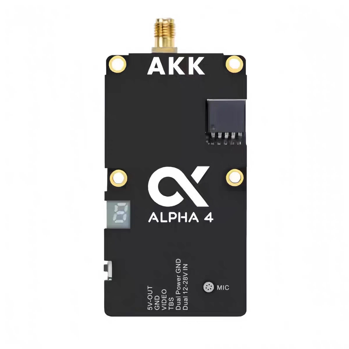 AKK Alpha4 wireless image transmission 5.8G 4W video transmitter 80CH FPV VXT