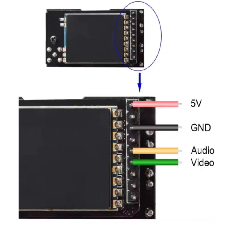 AKK VRX 96 channel 4.9G-5.8G wireless image transmission machine 5.8G receiver 5.8G VRX