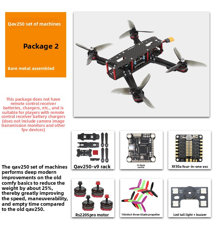 FPV Racing Drone Starter Kit for Beginners (You have the option to assemble it yourself or not.)
