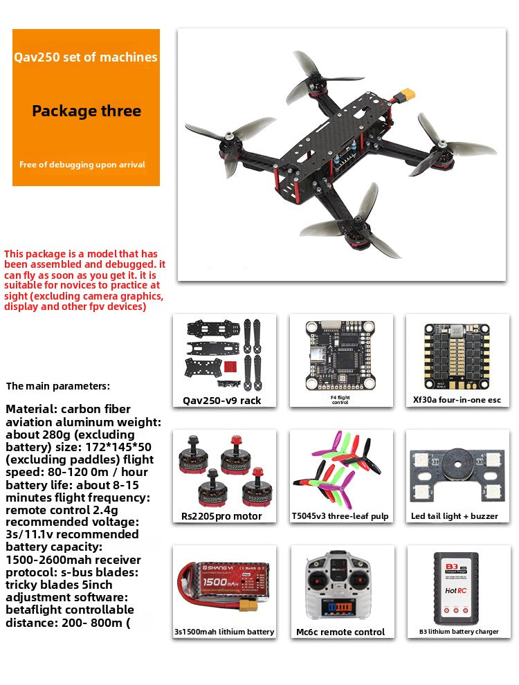 FPV Racing Drone Starter Kit for Beginners (You have the option to assemble it yourself or not.)
