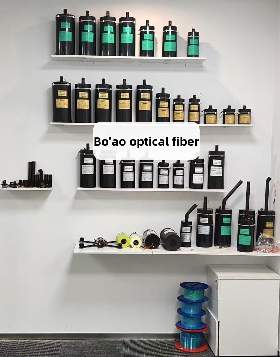 Fiber optic FPV fiber cartridge, geological exploration, no man's land use