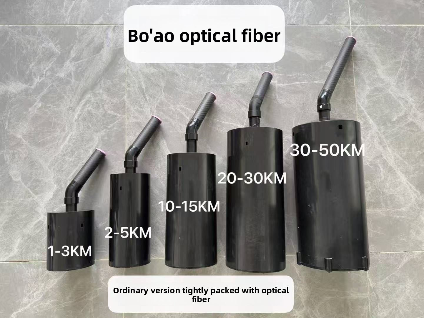 Fiber optic FPV fiber cartridge, geological exploration, no man's land use